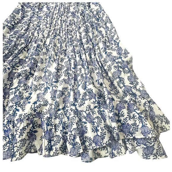 Isabel Marant Étoile Godrana Blue Floral Cotton Mini Dress FR 40, NWT - Picture 11 of 16